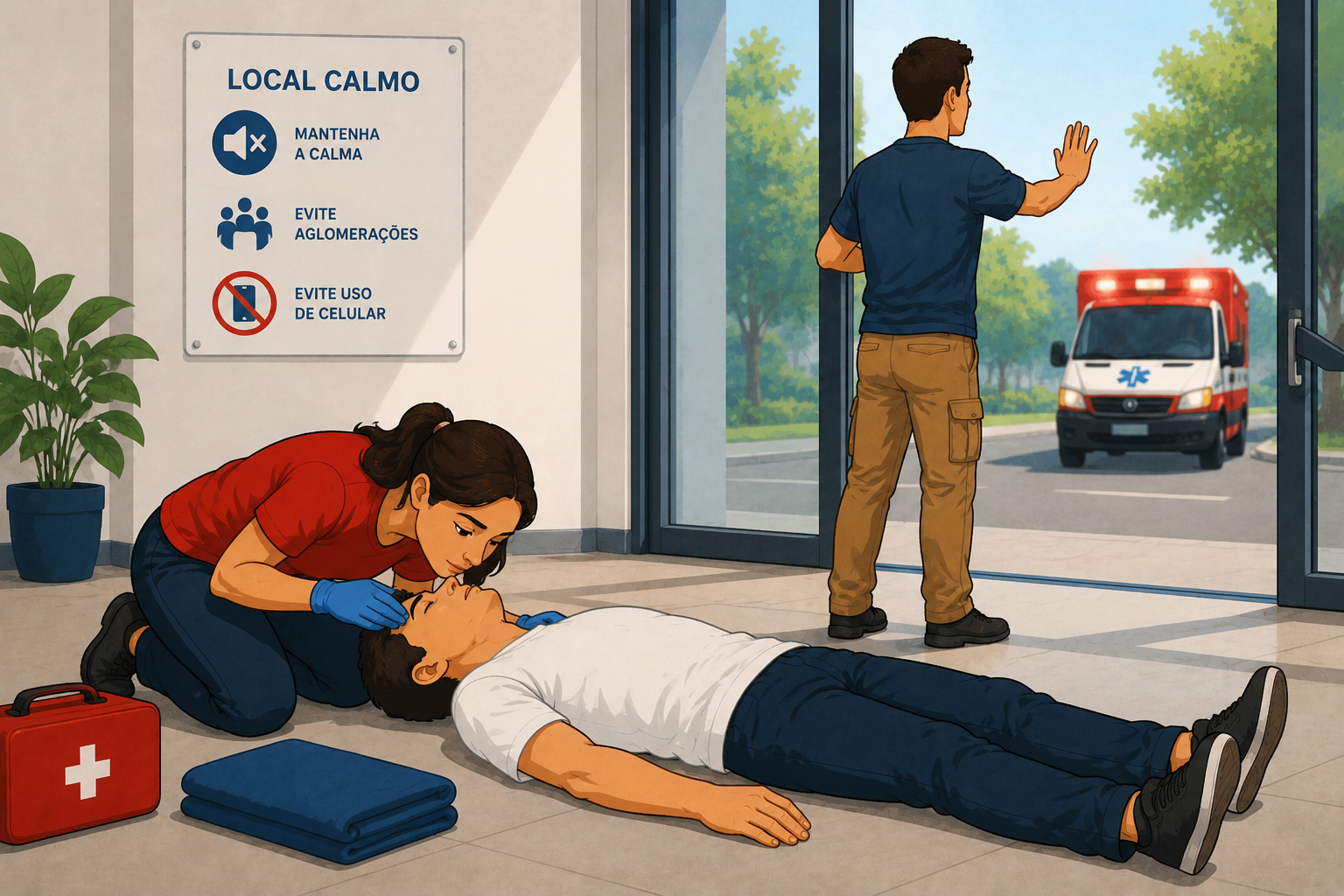 Como agir em uma emergência: guia passo a passo dos primeiros socorros