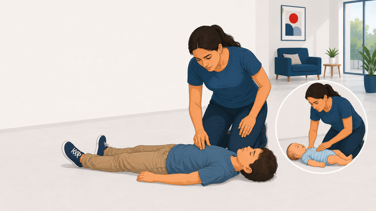 RCP em crianças e bebês: como fazer a reanimação cardiopulmonar passo a passo